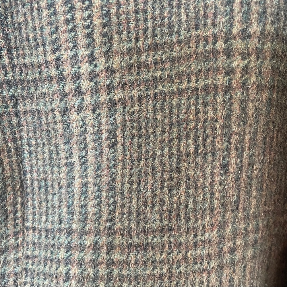 Vintage Brown Plaid Pincus Brothers Maxwell Nordstrom 100% Camel Hair Blazer 42R - Picture 7 of 12